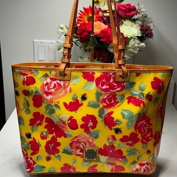 Dooney & Bourke Ivy Satchel with Orange Interior - Picture 8 of 11